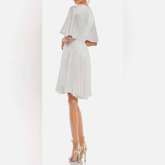 Mac Duggal White Mini Dress - Picture 3 of 10